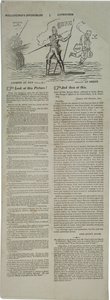 Affiche électorale avec des Américains éminents, 1828