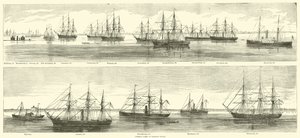 Flotte fédérale à Hampton Roads, décembre 1864