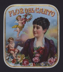 Flor del Canto, étiquette de cigare