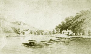Fort St Davis et les rapides de Schuylkill - American School