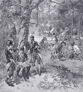 Le général Francis Marion au camp