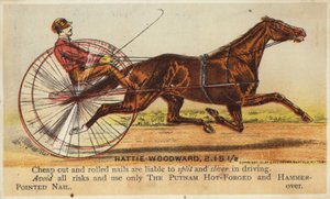 Gentleman conduisant un cheval très rapidement
