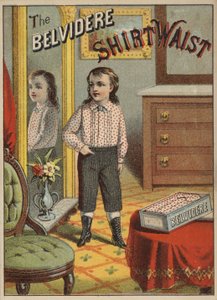 Fille ou garçon se regardant dans le miroir - American School