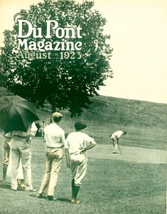 Golf, couverture du DuPont Magazine, août 1923