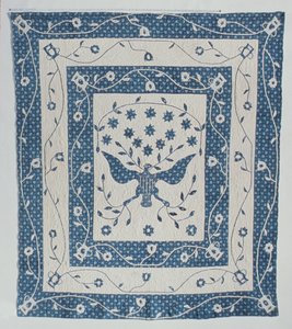 Grand Sceau des États-Unis Quilt par Susan Strong, Maryland ou Ohio, c.1830