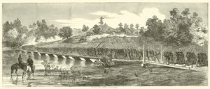 Ferry de Hanover, traversée du Pamunkey, juin 1864 - American School