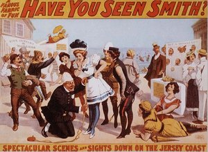 Avez-vous vu Smith! Une célèbre fabrique de divertissement, produite par Strobridge & Co., vers 1898