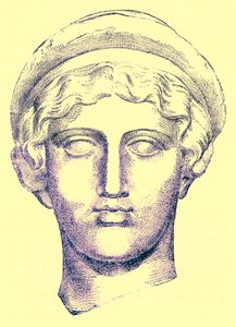 Hébé, illustration de History of Greece par Victor Duruy, publiée en 1890