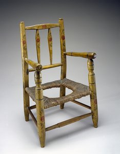 Chaise trouée, vers 1800-1850 - American School