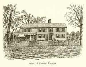 Maison du Colonel Prescott, Bunker Hill - American School