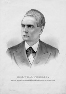 Hon. Wm. A. Wheeler, de New York : candidat républicain national à la vice-présidence des États-Unis, pub. par Currier & Ives, vers 1876