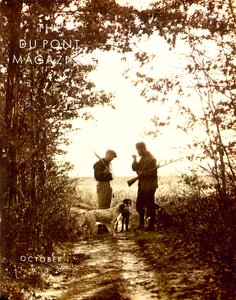Chasseurs, couverture du DuPont Magazine, octobre 1930 - American School