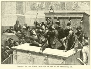 Invasion du Corps législatif le 4 septembre 1870 - American School
