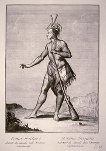 Guerrier iroquois - American School