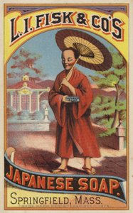 Homme japonais tenant du savon