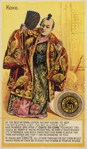 Homme japonais en tenue traditionnelle, Koko - American School