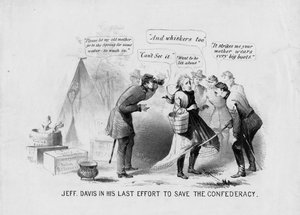 Jeff Davis dans son dernier effort pour sauver la Confédération