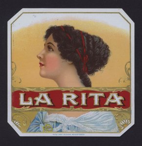 La Rita, étiquette de cigare - American School
