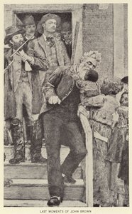 Les derniers instants de John Brown (litho) - American School