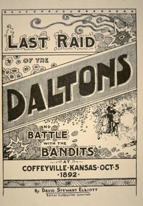 Dernier raid des Daltons...à Coffeyville, Kansas par David Stewart Elliot, 5 octobre 1892