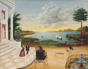 Quitter le manoir, vers 1850-55