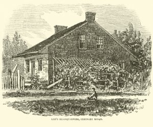 Quartier général de Lee, Seminary Ridge, juillet 1863 - American School