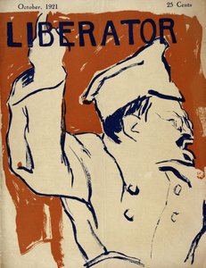 Léon Trotsky (1879-1940) - dans «Liberator» par Oct 1921 - American School