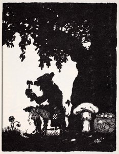 Leprechaun, de The World Guide to Gnomes, Fairies, Elves and Other Little People par Thomas Keightley publié en 1880
