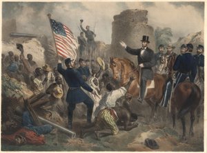 Lincoln à City Point, pub. 1865