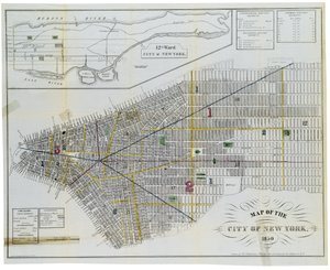 Carte de la ville de New York