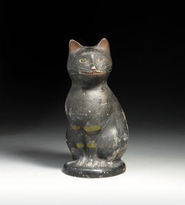Chat moulé et décoré