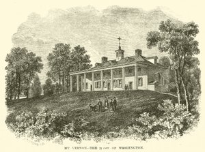 Mount Vernon, la demeure de Washington (gravure) - American School