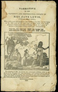 Récit de captivité et évasion providentielle de Mme Jane Lewis, publié en 1832