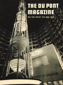 Foire mondiale de New York, couverture du DuPont Magazine, juin 1939 - American School