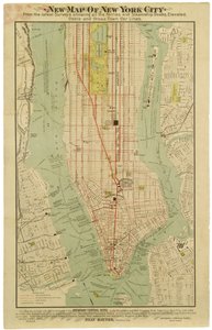 Nouvelle carte de la ville de New York d
