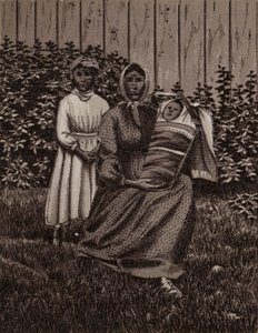 Chutes du Niagara : Famille indienne - American School