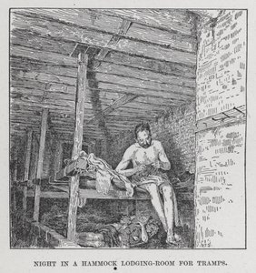 Nuit dans une chambre de hamac pour vagabonds - American School