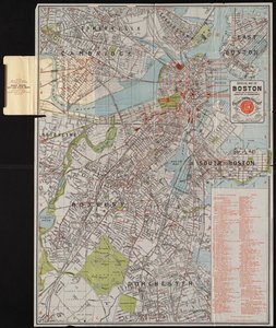 Carte officielle de Boston