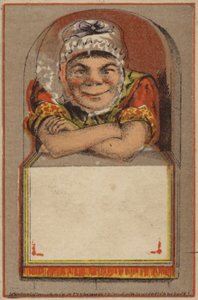 Vieille femme fumant une pipe près de la fenêtre