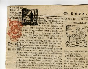Page de la Halifax Gazette, ou The Weekly Adviser, Nouvelle-Écosse, 12-19 décembre, 1765
