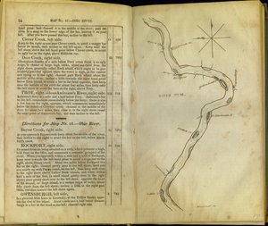 Pages de The Western Pilot..., par Samuel Cummings, publié par G. Conclin, Cincinnati, 1847
