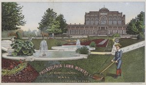 Tondeuses à gazon de Philadelphie au Horticultural Hall - American School