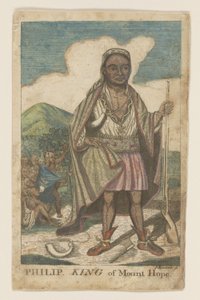 Phillip, Roi de Mount Hope, pub. 1772 - American School