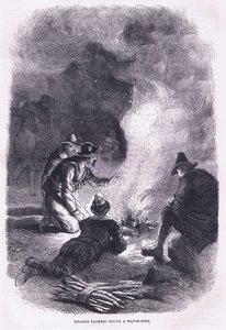 Pères pèlerins autour d