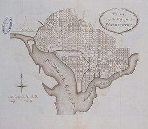 Plan de la ville de Washington tel qu