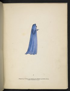 Planche 7. Un fantôme en bleu. Spectropia; ou, Surprenantes illusions spectrales montrant des fantômes partout, et de n