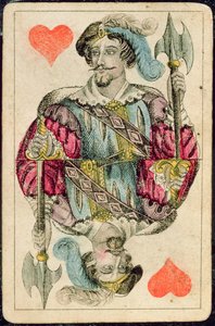 Carte à jouer : Valet de Cœur - American School