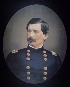 Portrait du général George B. McClellan - American School
