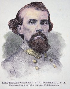 Portrait du lieutenant général Nathan B. Forrest (1821-77)