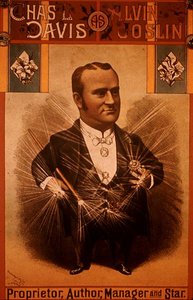 Affiche publicitaire pour Chas L. Davis en Alvin Joslin - American School